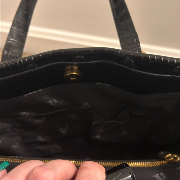 Betsey Johnson  Croc-Embossed Tote Bag with Stud Accents - Picture 5 of 5